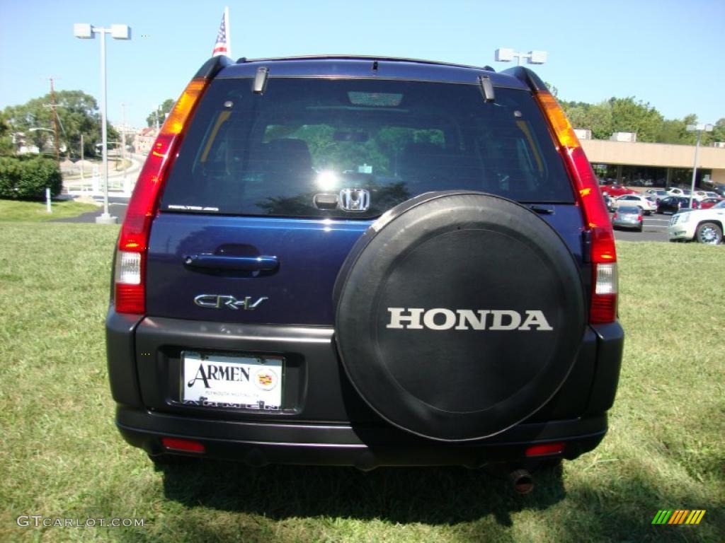 2003 CR-V EX 4WD - Eternal Blue Pearl / Black photo #8