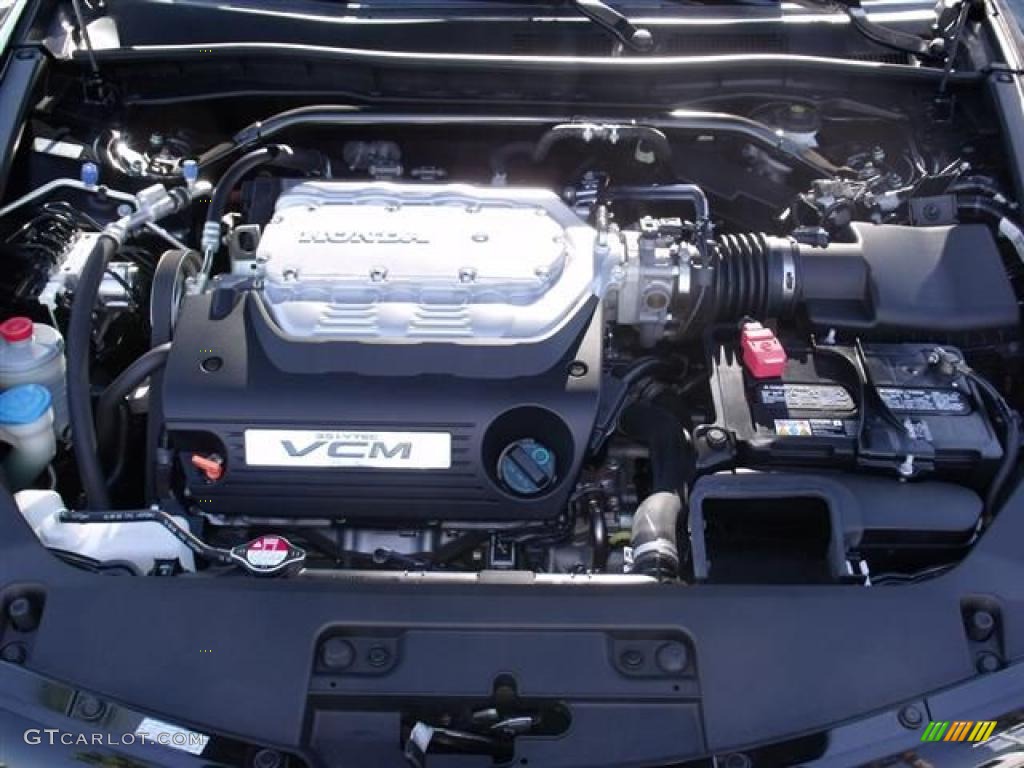 2009 Accord EX-L V6 Coupe - Crystal Black Pearl / Black photo #28