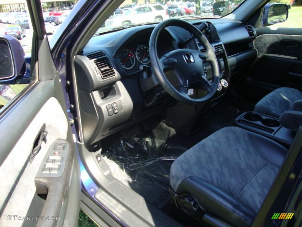 2003 CR-V EX 4WD - Eternal Blue Pearl / Black photo #12