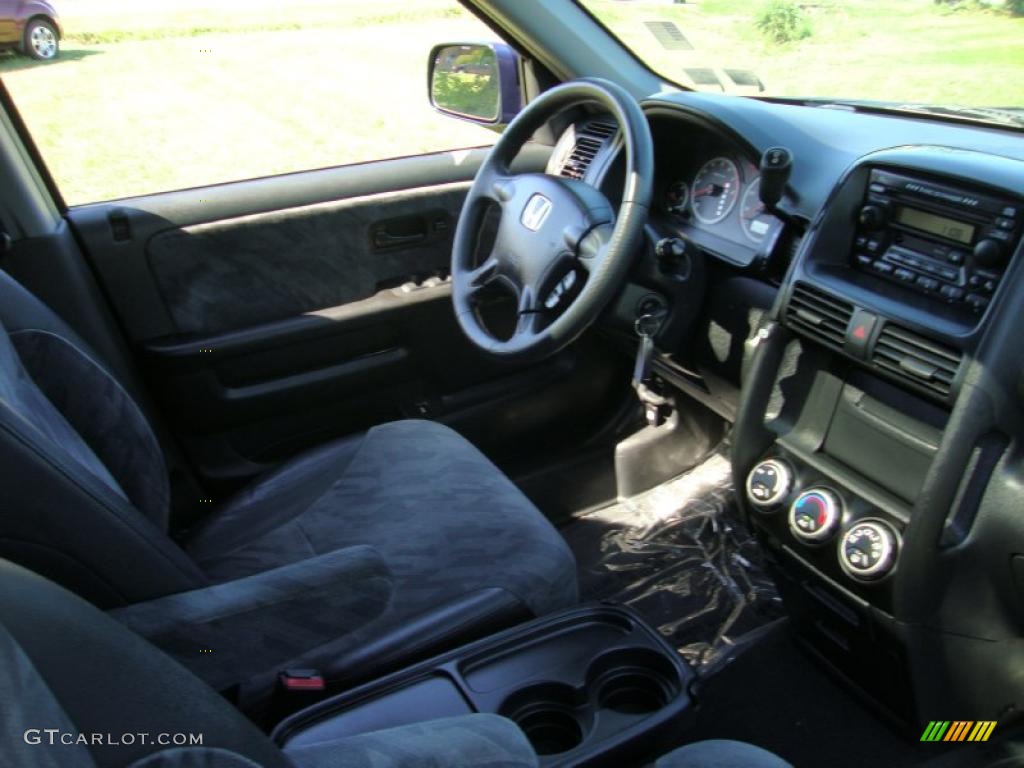 2003 CR-V EX 4WD - Eternal Blue Pearl / Black photo #16
