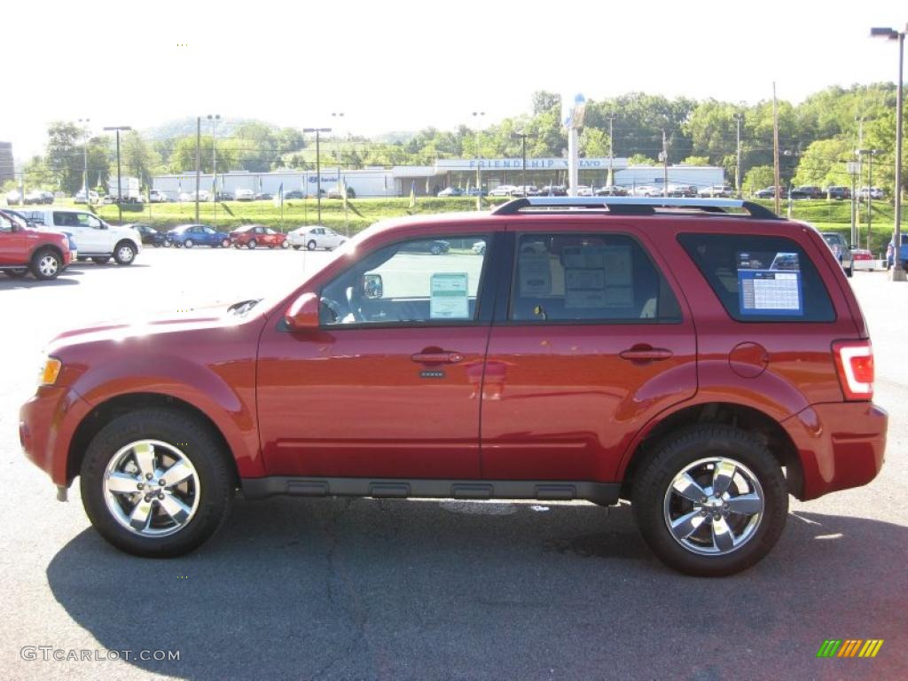 2010 Escape Limited V6 4WD - Sangria Red Metallic / Charcoal Black photo #1