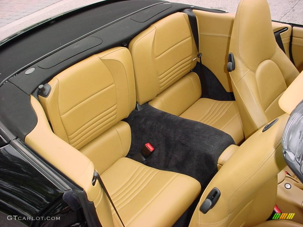 Savanna Beige Interior 2004 Porsche 911 Carrera 4S Cabriolet Photo #359596