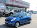 2007 Blazing Blue Metallic Toyota Yaris 3 Door Liftback  photo #1
