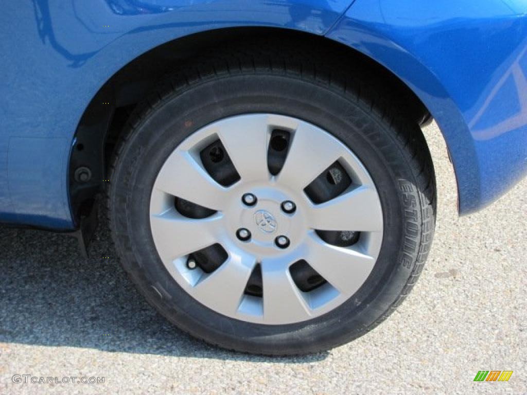 2007 Yaris 3 Door Liftback - Blazing Blue Metallic / Dark Charcoal photo #3