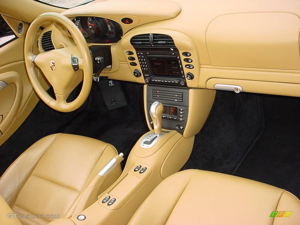 Savanna Beige Interior 2004 Porsche 911 Carrera 4S Cabriolet Photo #359601
