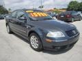 2002 Blue Anthracite Pearl Volkswagen Passat GLS Sedan  photo #7