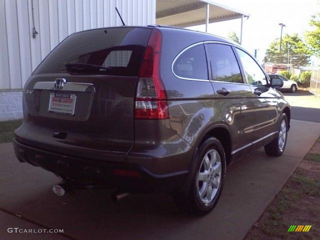 2009 CR-V EX-L 4WD - Urban Titanium Metallic / Black photo #16