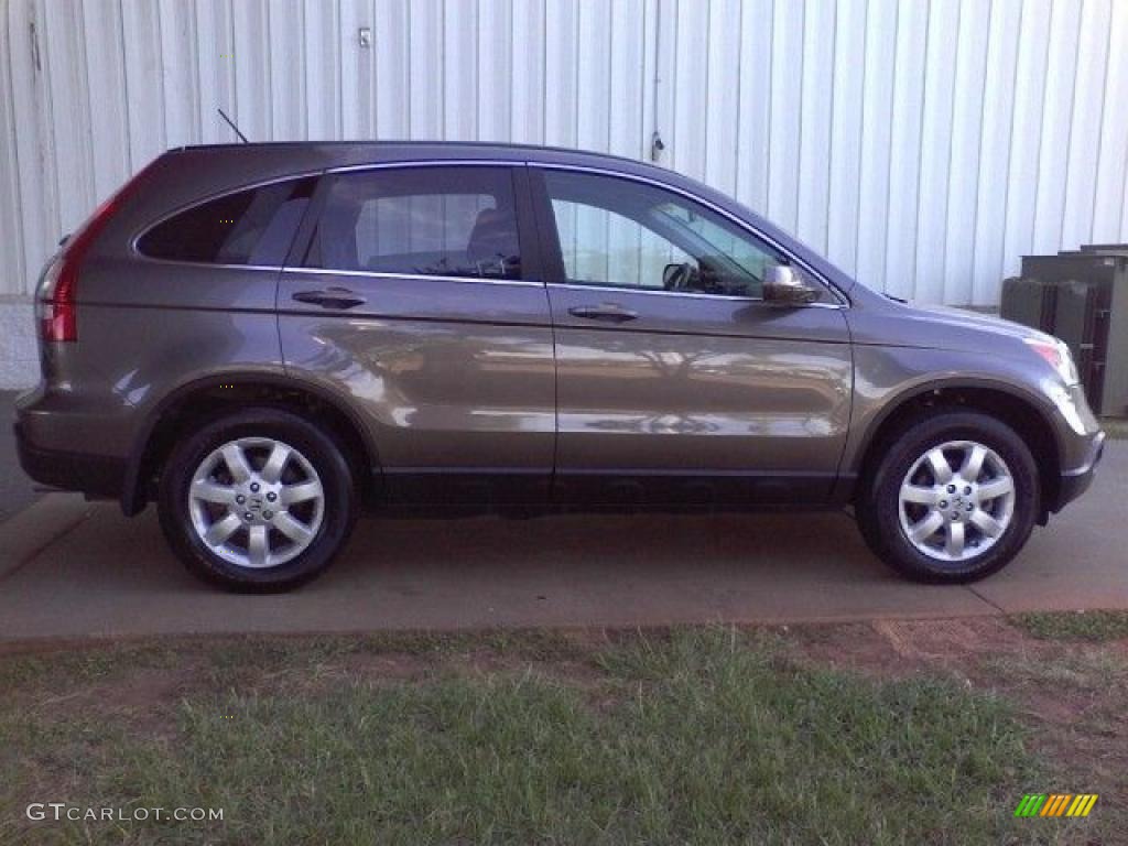 2009 CR-V EX-L 4WD - Urban Titanium Metallic / Black photo #17