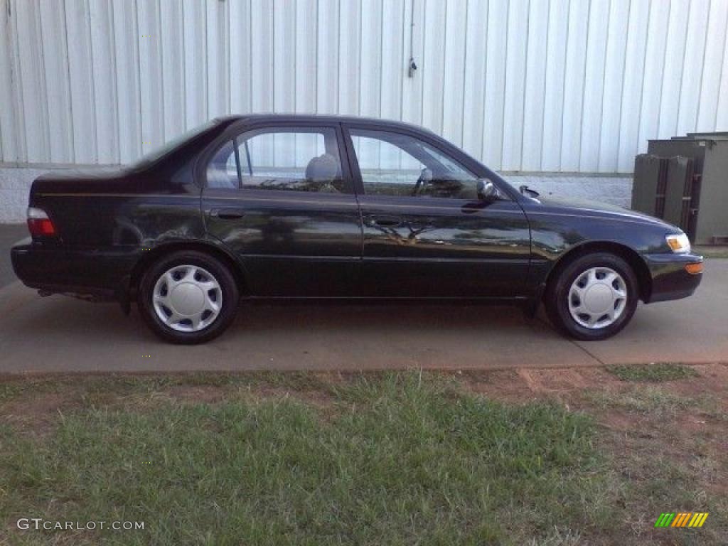1997 Corolla DX - Dark Emerald Pearl Green Metallic / Beige photo #17