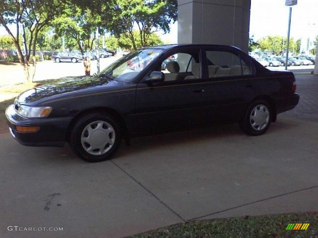 1997 Corolla DX - Dark Emerald Pearl Green Metallic / Beige photo #18