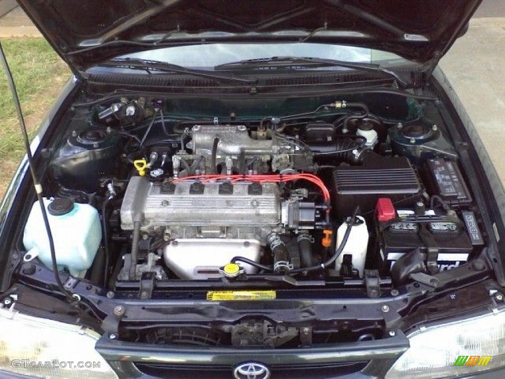 1997 Corolla DX - Dark Emerald Pearl Green Metallic / Beige photo #19