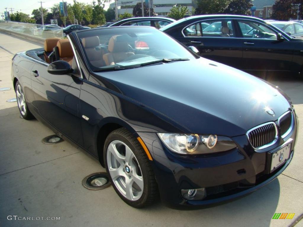 2008 3 Series 328i Convertible - Monaco Blue Metallic / Saddle Brown/Black photo #5