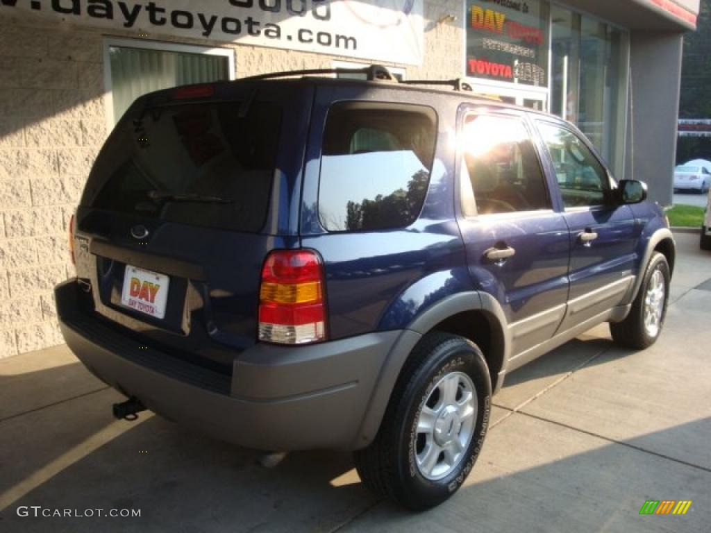2002 Escape XLT V6 4WD - True Blue Metallic / Medium Graphite photo #2