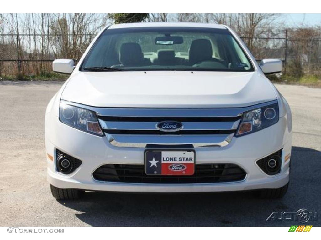 2010 Fusion Hybrid - White Platinum Tri-coat Metallic / Medium Light Stone photo #2