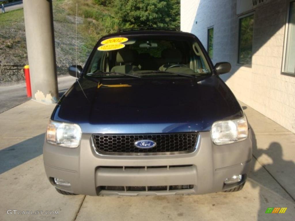 2002 Escape XLT V6 4WD - True Blue Metallic / Medium Graphite photo #6