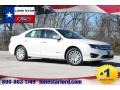 2010 White Platinum Tri-coat Metallic Ford Fusion Hybrid  photo #41