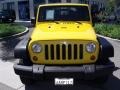 2007 Detonator Yellow Jeep Wrangler X 4x4  photo #2