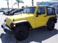 2007 Detonator Yellow Jeep Wrangler X 4x4  photo #3