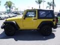 2007 Detonator Yellow Jeep Wrangler X 4x4  photo #4