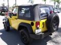 2007 Detonator Yellow Jeep Wrangler X 4x4  photo #5