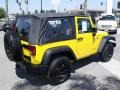 2007 Detonator Yellow Jeep Wrangler X 4x4  photo #7