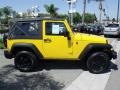 2007 Detonator Yellow Jeep Wrangler X 4x4  photo #8