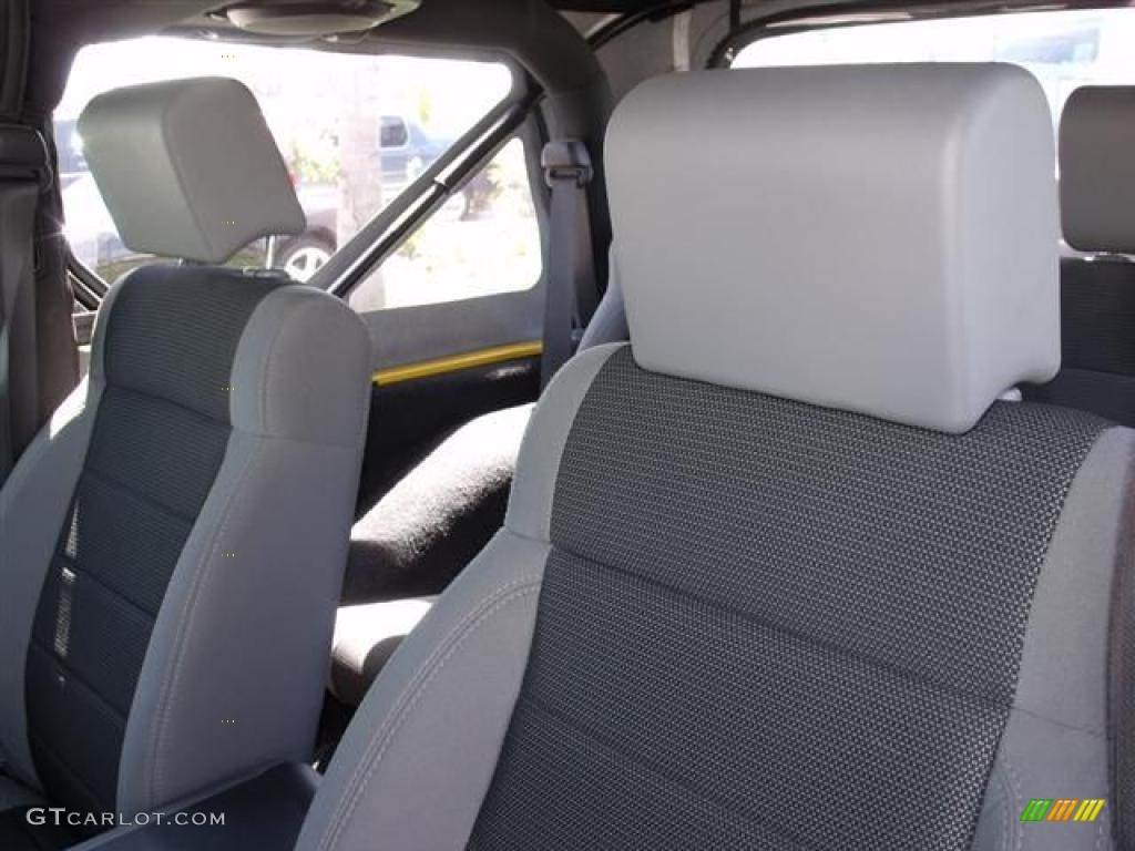 2007 Wrangler X 4x4 - Detonator Yellow / Dark Slate Gray/Medium Slate Gray photo #21