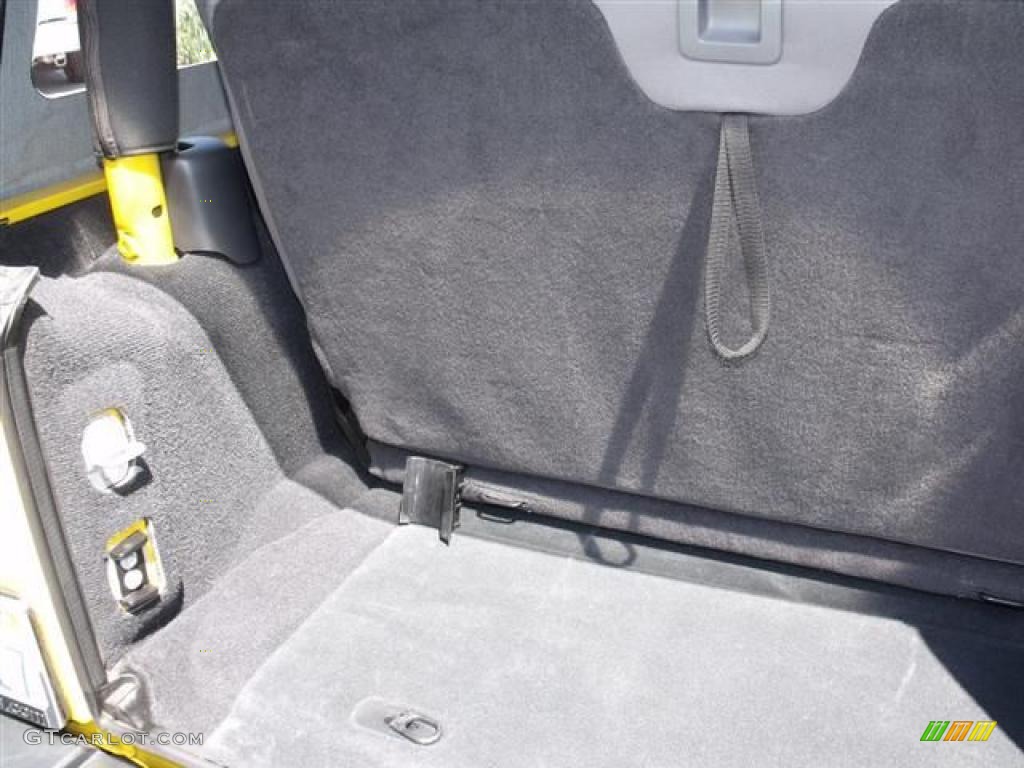 2007 Wrangler X 4x4 - Detonator Yellow / Dark Slate Gray/Medium Slate Gray photo #26
