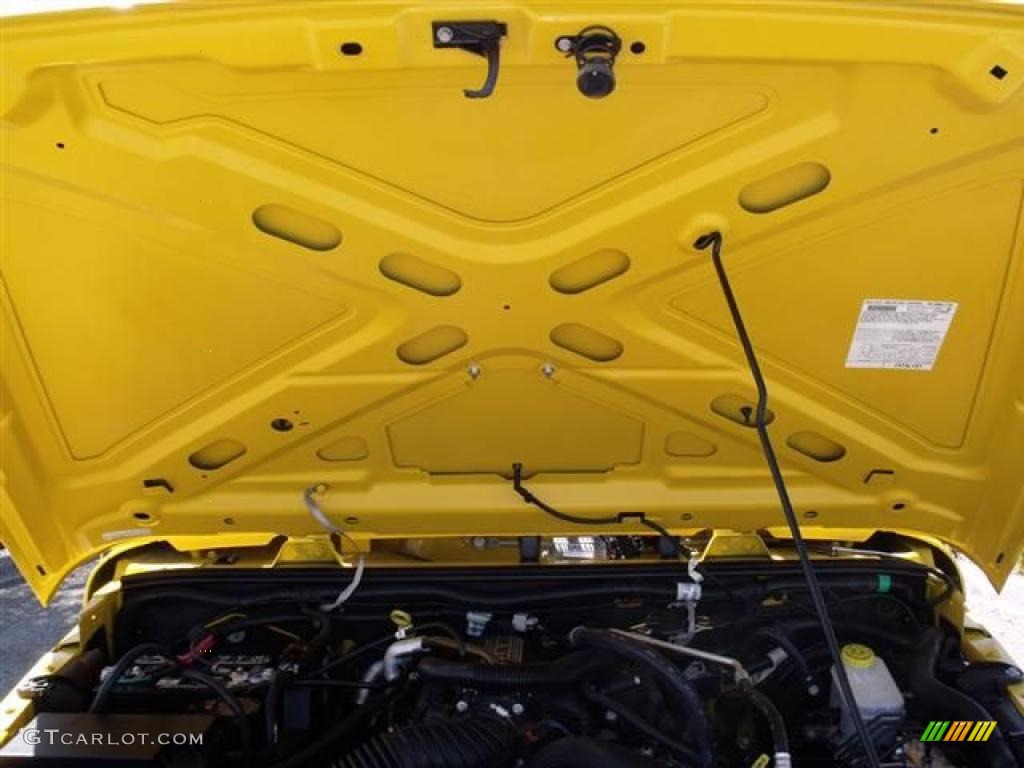 2007 Wrangler X 4x4 - Detonator Yellow / Dark Slate Gray/Medium Slate Gray photo #34