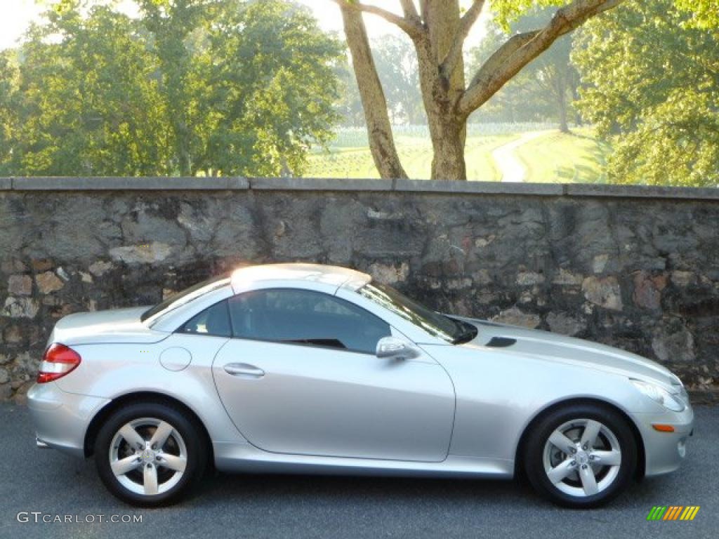 2006 SLK 280 Roadster - Iridium Silver Metallic / Black photo #14