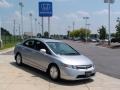 2007 Alabaster Silver Metallic Honda Civic Hybrid Sedan  photo #2