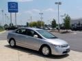 2007 Alabaster Silver Metallic Honda Civic Hybrid Sedan  photo #3