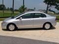 2007 Alabaster Silver Metallic Honda Civic Hybrid Sedan  photo #12