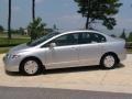 2007 Alabaster Silver Metallic Honda Civic Hybrid Sedan  photo #13