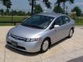 2007 Alabaster Silver Metallic Honda Civic Hybrid Sedan  photo #15