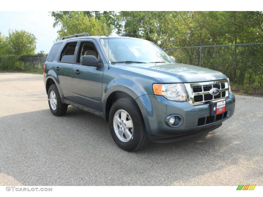 2010 Escape XLT V6 - Steel Blue Metallic / Stone photo #1