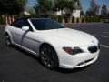 2005 Alpine White BMW 6 Series 645i Convertible  photo #13