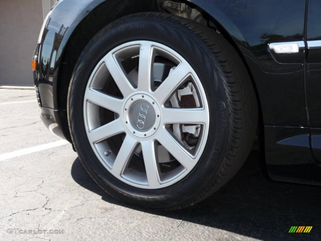 2005 A8 4.2 quattro - Brilliant Black / Black/Amaretto photo #13