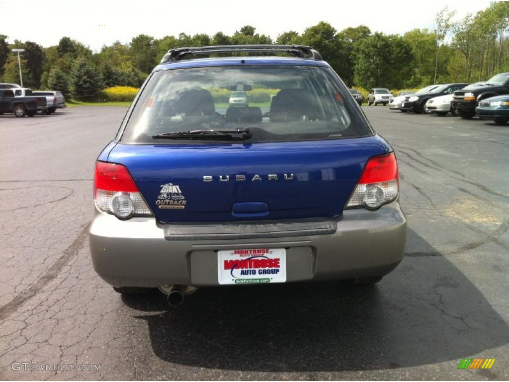 2004 Impreza Outback Sport Wagon - Pacifica Blue Pearl / Gray photo #4