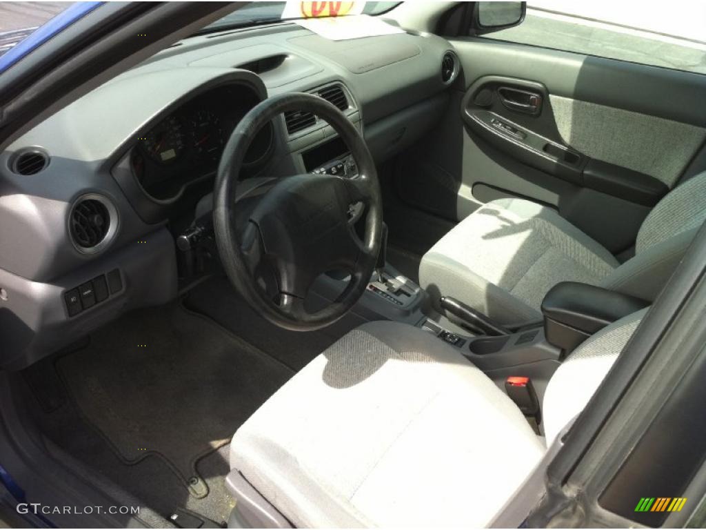 2004 Impreza Outback Sport Wagon - Pacifica Blue Pearl / Gray photo #8