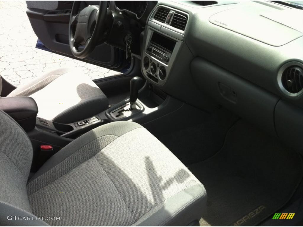 2004 Impreza Outback Sport Wagon - Pacifica Blue Pearl / Gray photo #11