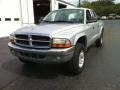 2002 Bright Silver Metallic Dodge Dakota SLT Quad Cab 4x4  photo #1