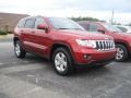 2011 Inferno Red Crystal Pearl Jeep Grand Cherokee Laredo X Package 4x4  photo #3