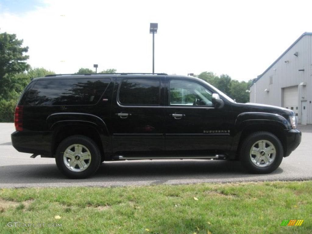 2007 Suburban 1500 Z71 4x4 - Black / Light Titanium/Ebony photo #4