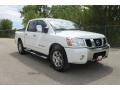 2007 White Nissan Titan LE Crew Cab  photo #1