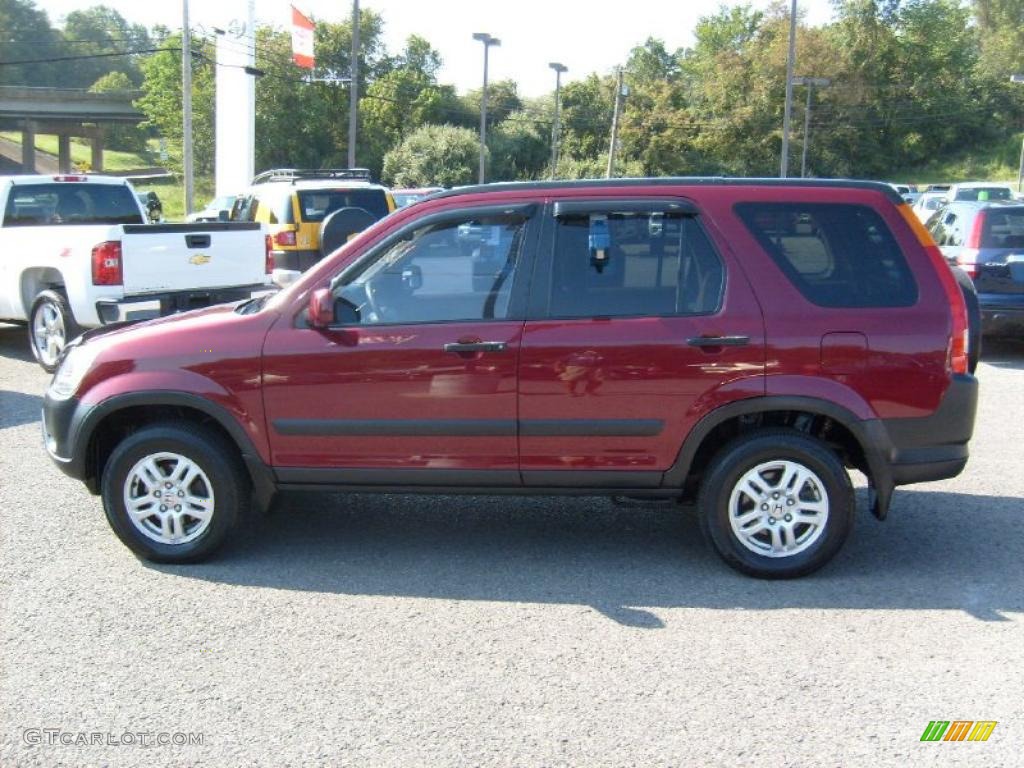 2003 CR-V EX 4WD - Chianti Red Pearl / Saddle photo #4
