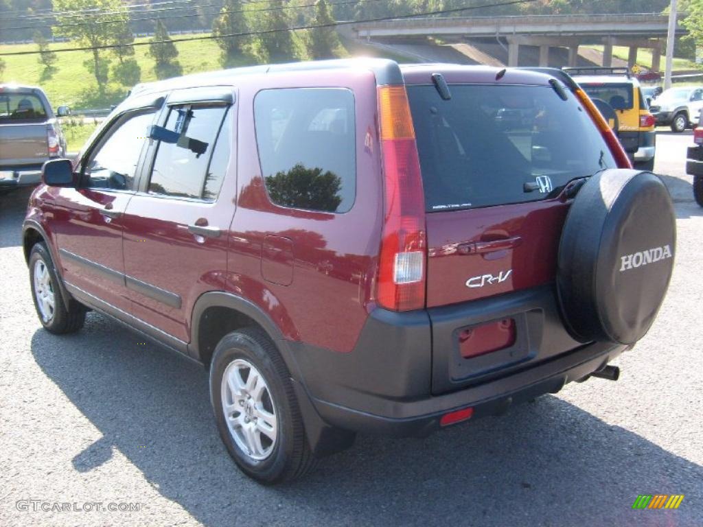 2003 CR-V EX 4WD - Chianti Red Pearl / Saddle photo #5