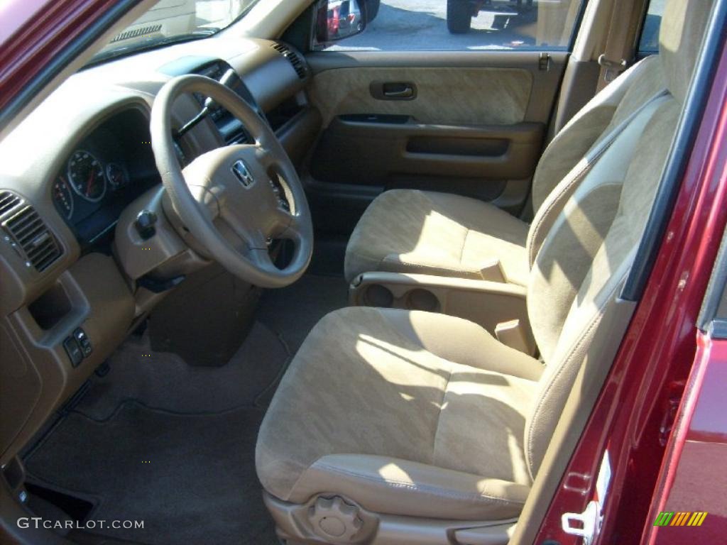 2003 CR-V EX 4WD - Chianti Red Pearl / Saddle photo #11