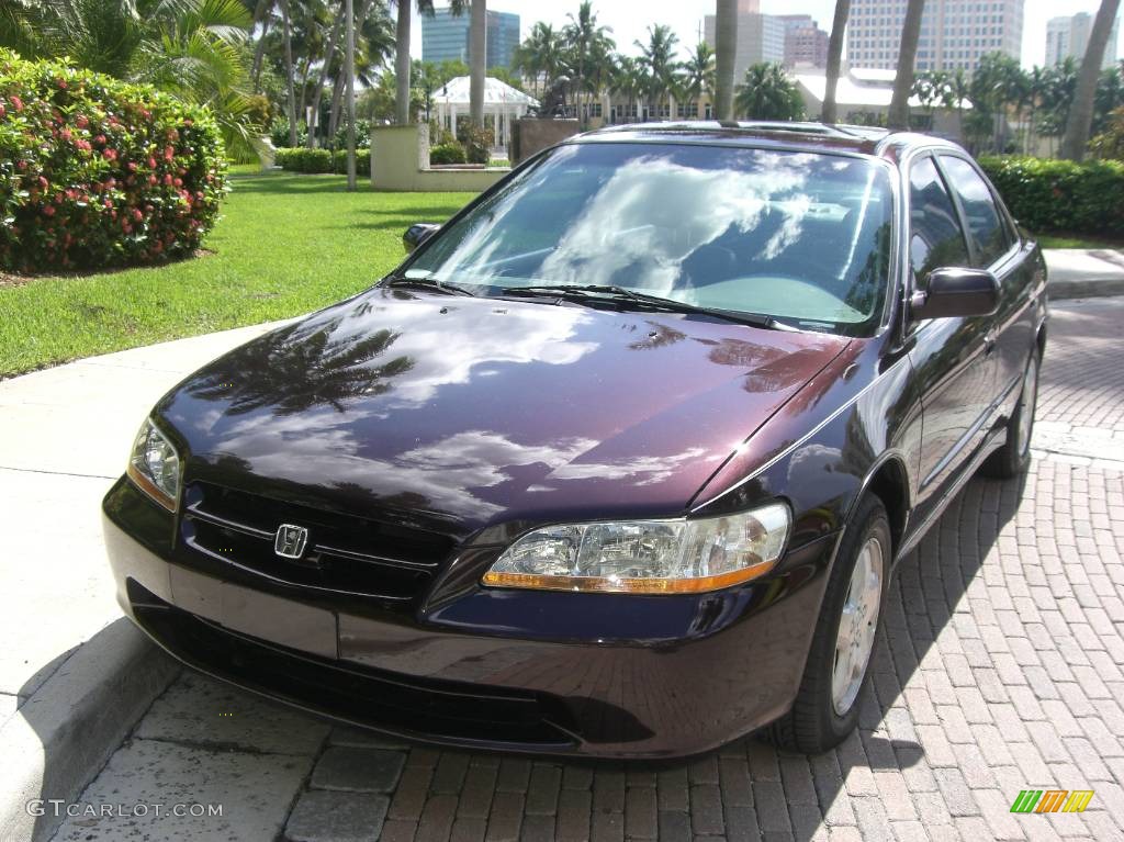 1998 Accord EX V6 Sedan - Purple / Quartz photo #2