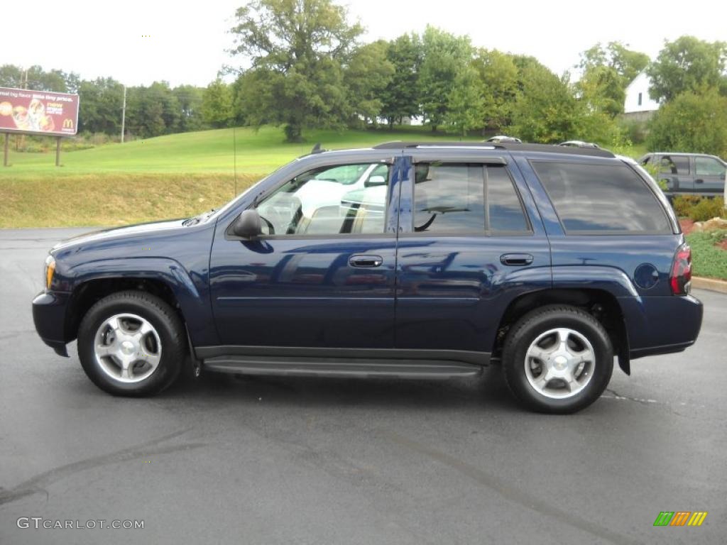 2008 TrailBlazer LT 4x4 - Imperial Blue Metallic / Ebony photo #8